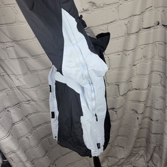 COLUMBIA Convert Ski Jacket Womens L Waterproof Insulated Black Retro Vintage - Picture 9 of 13